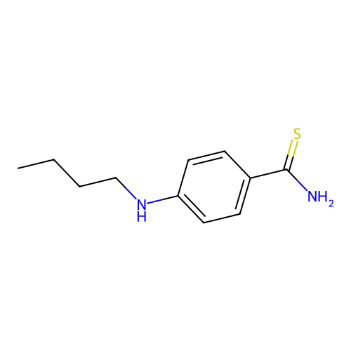 4-(Butylamino)benzenecarbothioamide structure
