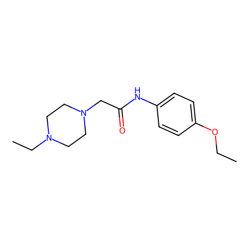 N-(4-ethoxyphenyl)-2-(4-ethylpiperazin-1-yl)acetamide structure