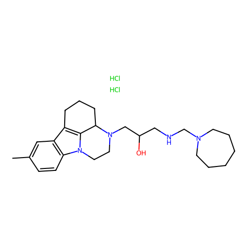 C25H40Cl2N4O structure