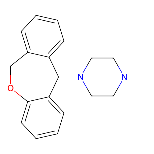 1-(6,11-Dihydrobenzo[c][1]benzoxepin-11-yl)-4-methylpiperazine structure
