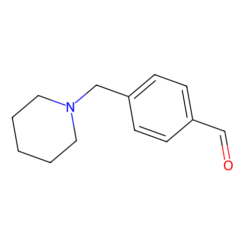 4-(Piperidin-1-ylmethyl)benzaldehyde structure