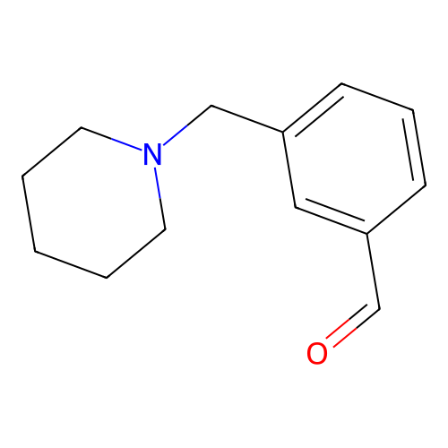 3-(Piperidin-1-ylmethyl)benzaldehyde structure