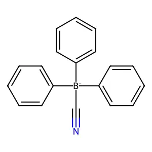 Cyanotriphenylboranuide structure