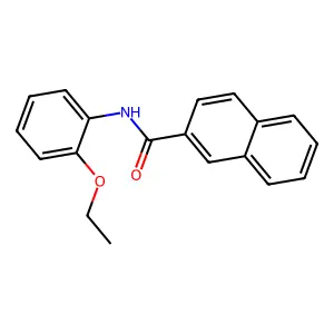 N-(2-乙氧基苯基)-2-萘甲酰胺 structure