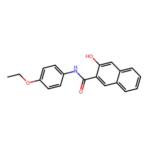 4'-Ethoxy-3-hydroxy-2-naphthanilide structure
