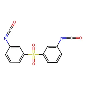 1-Isocyanato-3-(3-isocyanatophenyl)sulfonyl-benzene structure