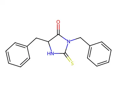 3,5-Dibenzyl-2-thioxoimidazolidin-4-one structure