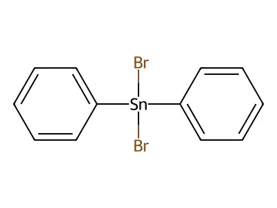 Dibromodiphenylstannane structure