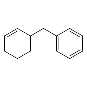 Benzene, (2-cyclohexen-1-ylmethyl)- structure