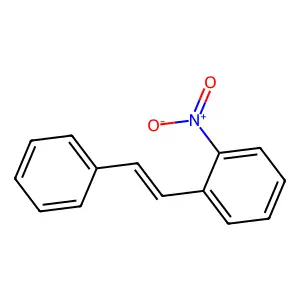 1-Nitro-2-(2-phenylethenyl)benzene structure