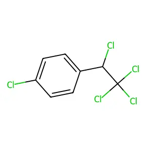 Ethane, 1-(p-chlorophenyl)-1,2,2,2-tetrachloro- structure