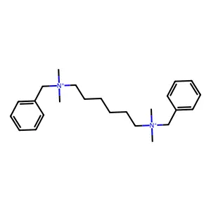 Benzyl-[6-(benzyl-dimethyl-ammonio)hexyl]-dimethyl-azanium structure