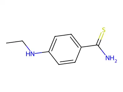 4-(Ethylamino)benzenecarbothioamide structure