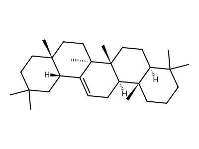 18beta(H)-OLEAN-12(13)-ENE structure