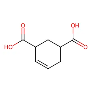 Cyclohex-4-ene-1,3-dicarboxylic acid structure