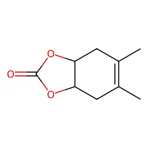 5,6-Dimethyl-3a,4,7,7a-tetrahydro-1,3-benzodioxol-2-one structure
