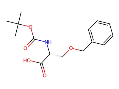3-(Benzyloxy)-2-((tert-butoxycarbonyl)amino)propanoic acid structure