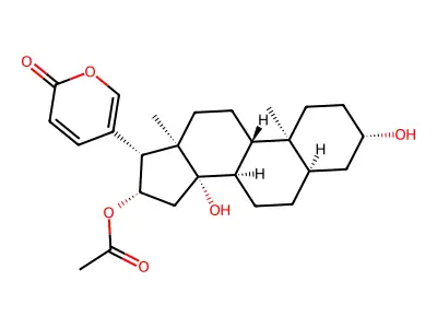 蟾毒他灵 structure