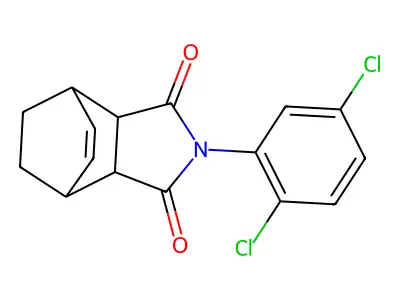 2-(2,5-dichlorophenyl)-3a,4,7,7a-tetrahydro-1H-4,7-ethanoisoindole-1,3(2H)-dione structure