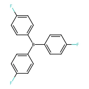 Tris(p-fluorophenyl)borane structure