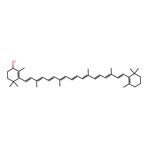 Isocryptoxanthin structure