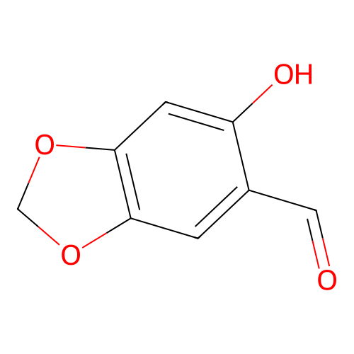 6-Hydroxy-1,3-dioxaindane-5-carbaldehyde structure