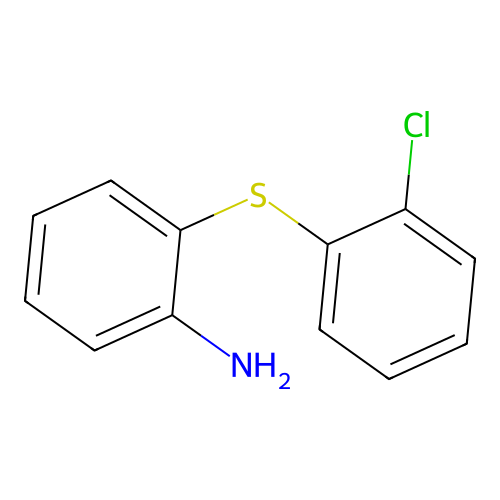o-((o-Chlorophenyl)thio)aniline structure