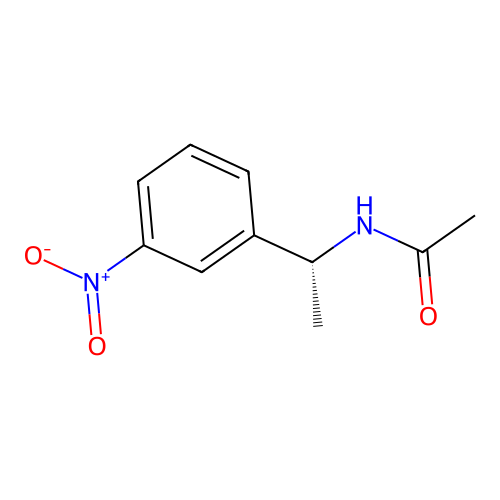 (R)-N-(1-(3-Nitrophenyl)ethyl)acetamide structure