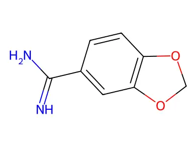 1,3-Benzodioxole-5-carboximidamide structure