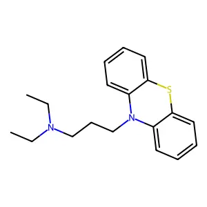 10-(3-(Diethylamino)propyl)phenothiazine structure