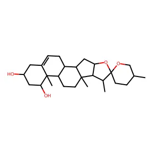 鲁斯可皂苷元 structure