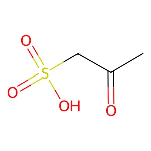 2-Oxopropane-1-sulfonic acid structure
