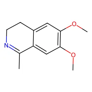 3,4-Dihydro-6,7-dimethoxy-1-methylisoquinoline structure