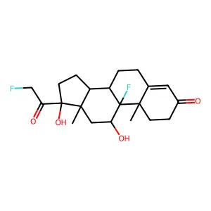 progesterone, 9,21-difluoro-11 structure