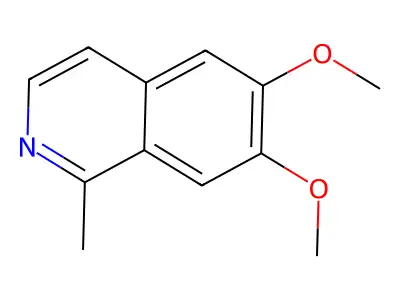 6,7-Dimethoxy-1-methylisoquinoline hydrochloride structure