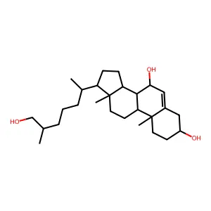 7alpha,27-Dihydroxycholesterol structure