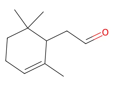 2-Cyclohexene-1-acetaldehyde, 2,6,6-trimethyl- structure
