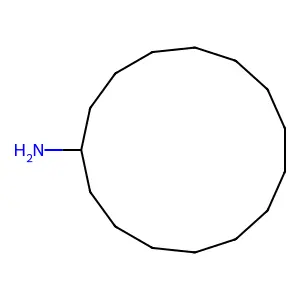 Cyclopentadecanamine structure