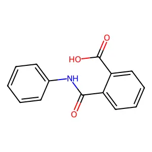 邻苯二甲酰苯胺酸 structure