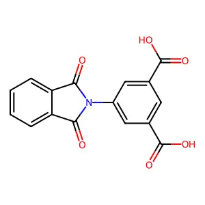 5-(1,3-Dioxoisoindol-2-yl)benzene-1,3-dicarboxylic acid structure