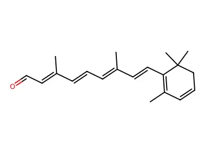 脱氢视黄醛 structure