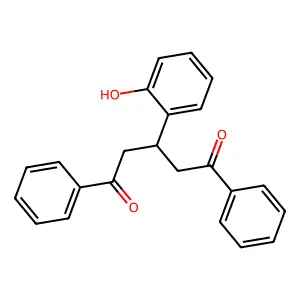 3-(2-Hydroxyphenyl)-1,5-diphenylpentane-1,5-dione structure