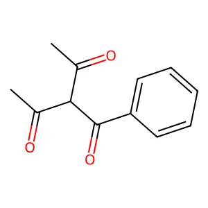 3-Benzoylpentane-2,4-dione structure