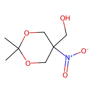 (2,2-Dimethyl-5-nitro-1,3-dioxan-5-yl)methanol structure
