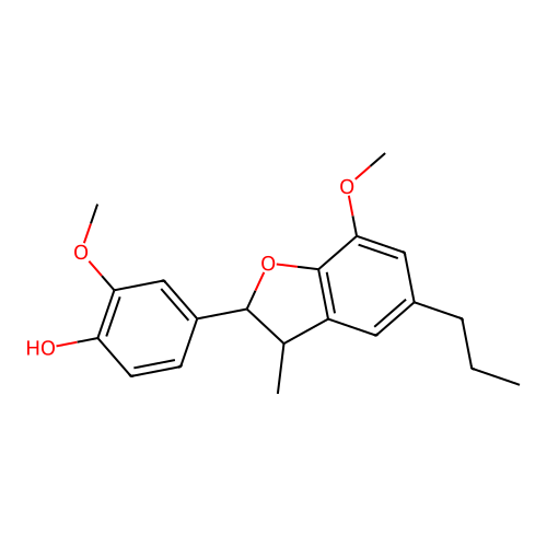 Dehydrodihydrodiisoeugenol structure