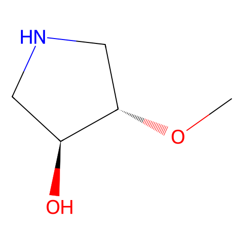 trans-4-Methoxy-3-pyrrolidinol structure