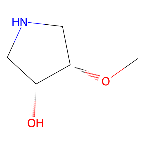 (3R,4S)-4-Methoxypyrrolidin-3-ol structure