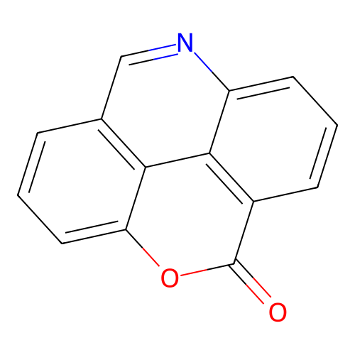 5H-Pyrano[2,3,4,5-lmn]phenanthridin-5-one structure