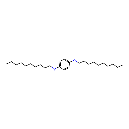1-N,4-N-didecylbenzene-1,4-diamine structure