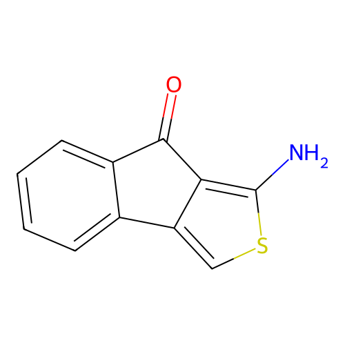 1-Amino-8H-indeno[1,2-c]thiophen-8-one structure